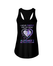 I wear purple for my mom Ladies Flowy Tank tile