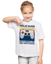 Gamer dad Father's day Youth T-Shirt lifestyle-youth-tshirt-front-2