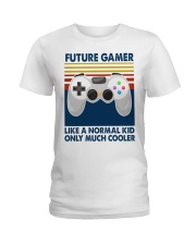 Gamer dad Father's day Ladies T-Shirt tile