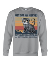 Get off my nerves Crewneck Sweatshirt tile