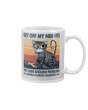 Get off my nerves Mug tile
