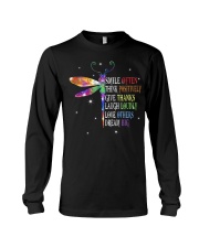 Smile often think positively Long Sleeve Tee tile