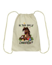 Is this jolly enough Drawstring Bag tile