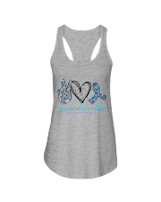 Peace love hope Ladies Flowy Tank tile