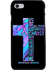 I can do all things through Christ who strengthens Phone Case tile