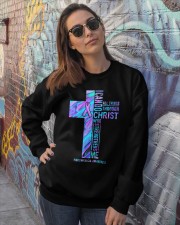 I can do all things through Christ who strengthens Crewneck Sweatshirt lifestyle-unisex-sweatshirt-front-3