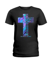I can do all things through Christ who strengthens Ladies T-Shirt tile