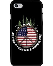 And I think to myself what a wonderful world Phone Case tile
