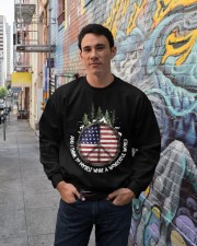 And I think to myself what a wonderful world Crewneck Sweatshirt lifestyle-unisex-sweatshirt-front-2