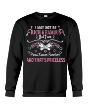 I may not be rich and famous Crewneck Sweatshirt tile