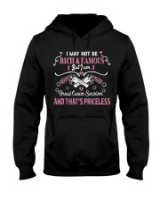 I may not be rich and famous Hooded Sweatshirt tile