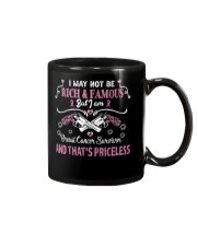 I may not be rich and famous Mug tile