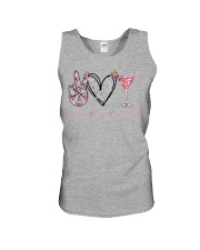 Peace Love Cocktail Unisex Tank tile