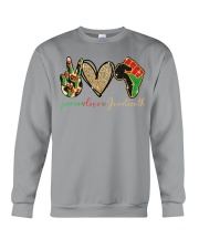 Peace Love Juneteenth - Printed apparels Crewneck Sweatshirt tile