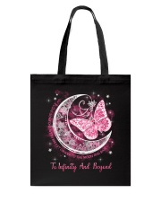 I love someone with breast cancer Tote Bag tile