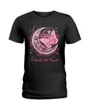 I love someone with breast cancer Ladies T-Shirt tile