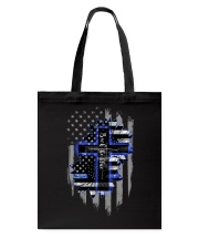 Back the blue Tote Bag tile