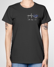 Back the blue Ladies T-Shirt garment-tshirt-ladies-front-01