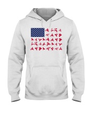 Dirt bike American flag Hooded Sweatshirt tile
