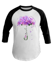 Never give up Baseball Tee tile