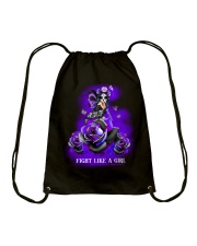Fight like a girl Drawstring Bag tile