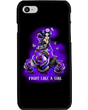 Fight like a girl Phone Case tile