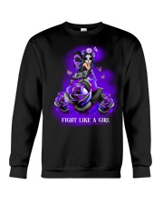 Fight like a girl Crewneck Sweatshirt tile
