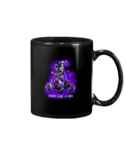 Fight like a girl Mug tile