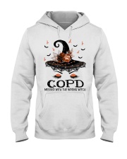 COPD messed with the wrong witch Hooded Sweatshirt tile