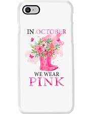 In October we wear Pink Phone Case tile
