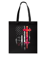 Nurse American flag Tote Bag tile