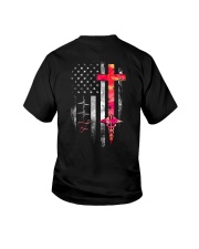 Nurse American flag Youth T-Shirt tile