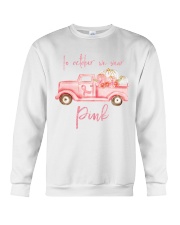 In October we wear pink Crewneck Sweatshirt tile