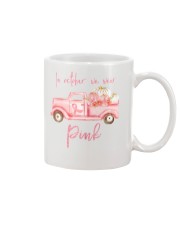 In October we wear pink Mug tile