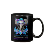 I wear teal and purple for someone I love Mug tile