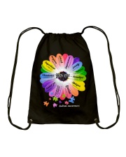 God says you are Drawstring Bag tile