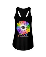 God says you are Ladies Flowy Tank tile