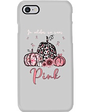 In october we wear pink Phone Case tile
