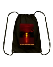 The sun will rise Drawstring Bag tile