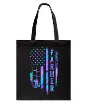 Farmer American flag Tote Bag tile
