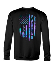 Farmer American flag Crewneck Sweatshirt tile