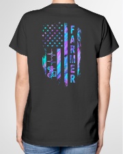 Farmer American flag Ladies T-Shirt garment-tshirt-ladies-back-01
