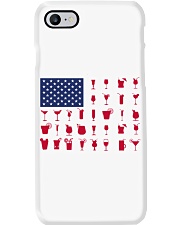 Gin Cocktails American flag Phone Case tile