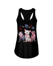 Patriotic Pitbulls Ladies Flowy Tank tile