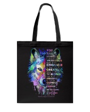 God says you are Tote Bag tile