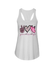 Peace love hope Ladies Flowy Tank tile