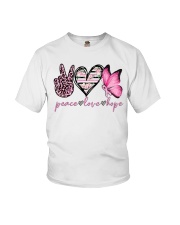 Peace love hope Youth T-Shirt tile