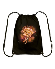 Never Give Up Drawstring Bag tile
