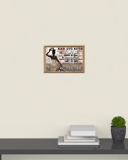 No human is illegal 17x11 Poster poster-landscape-17x11-lifestyle-08