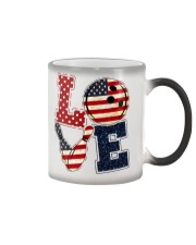 Love Independence Day Color Changing Mug tile